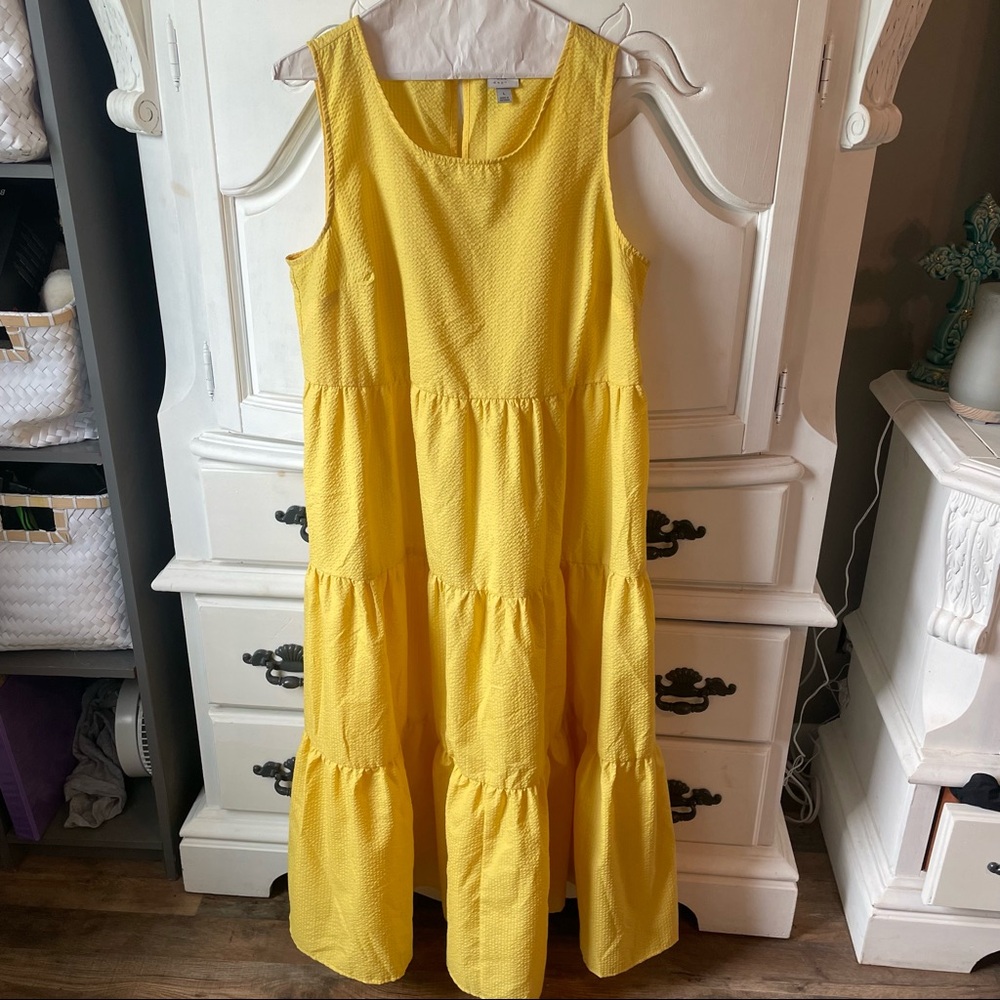 Like new size large yellow dress